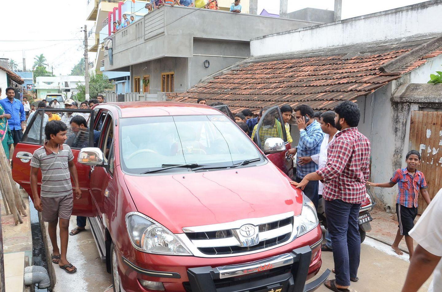 Nara Rohit Pics At Mandapeta Theatre