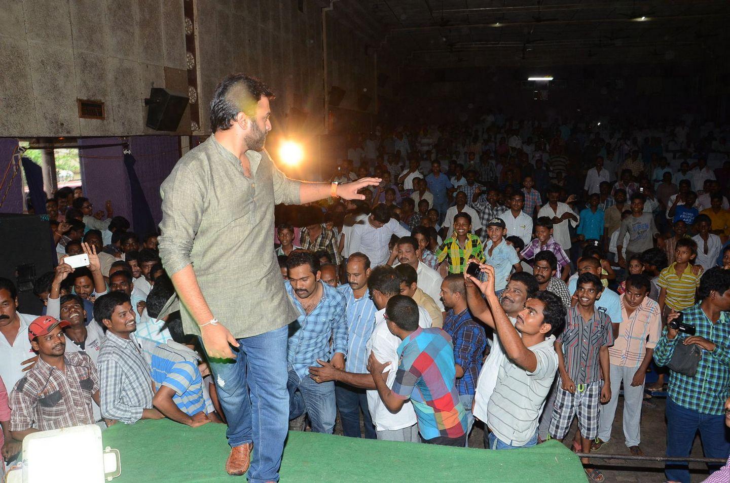 Nara Rohit Pics At Mandapeta Theatre