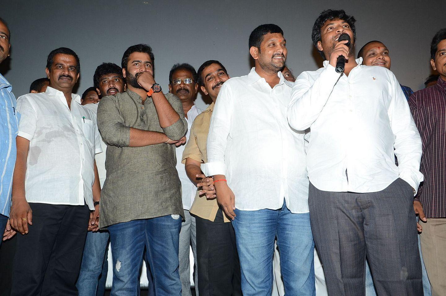 Nara Rohit Pics At Mandapeta Theatre