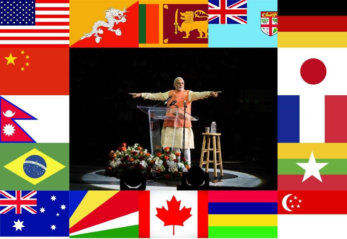 Narendra Modi Around The World In One Year