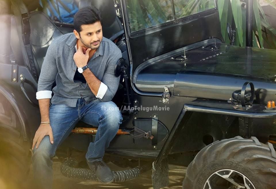 Nithin A Aa Movie Working Stills