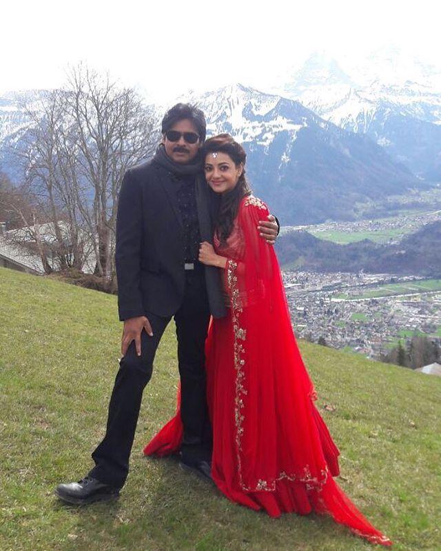 Pawan and Kajal at Sardar Gabbar Singh Movie