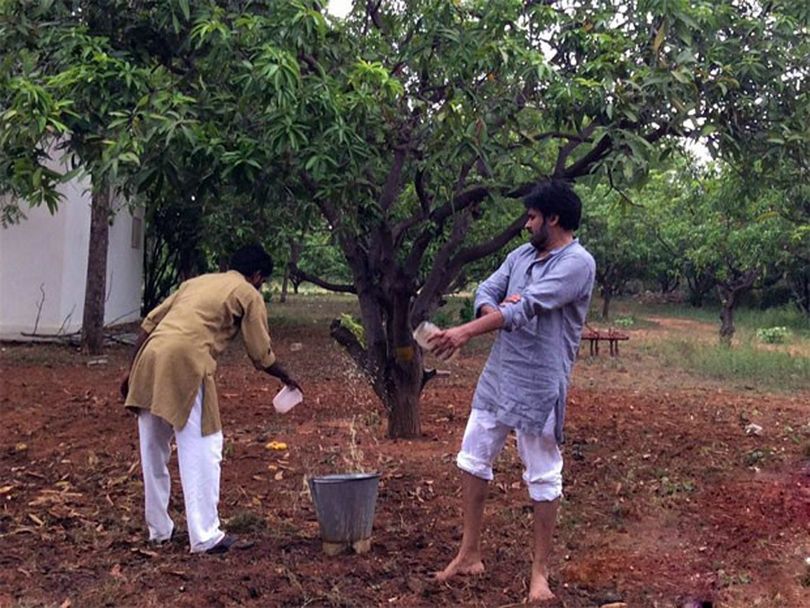 Pawan Kalyan at his Farm House Unseen Photos