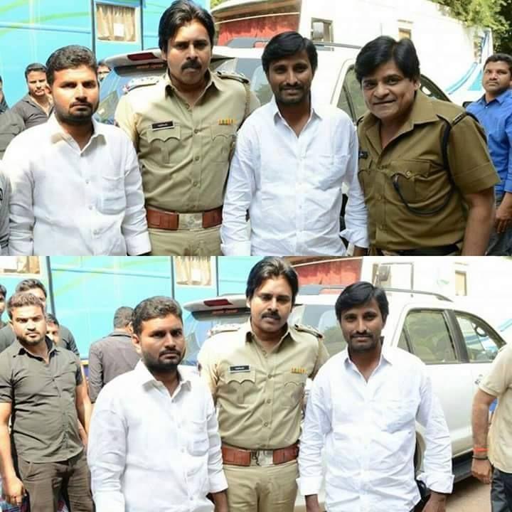 Power Star Pawan Kalyan recent Pics at shooting spot