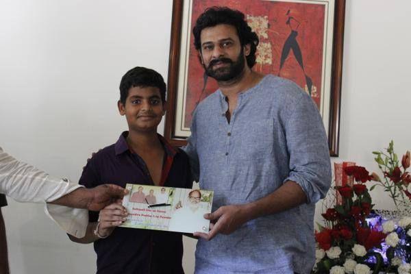 Prabhas with Fans Latest Rare Pics