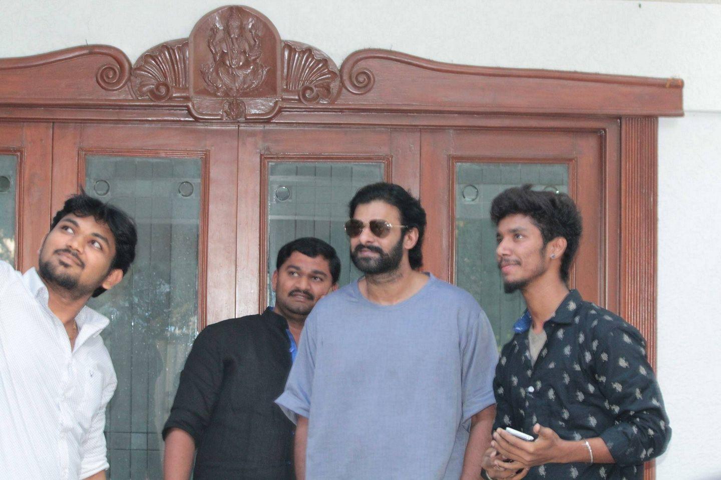 Prabhas with Fans Latest Rare Pics