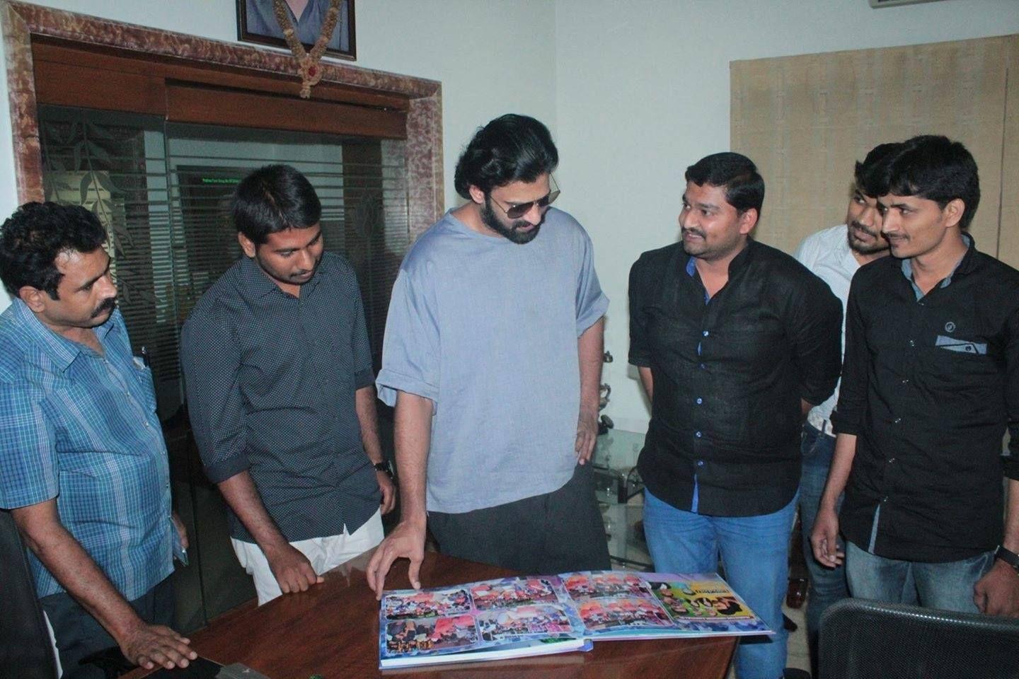 Prabhas with Fans Latest Rare Pics