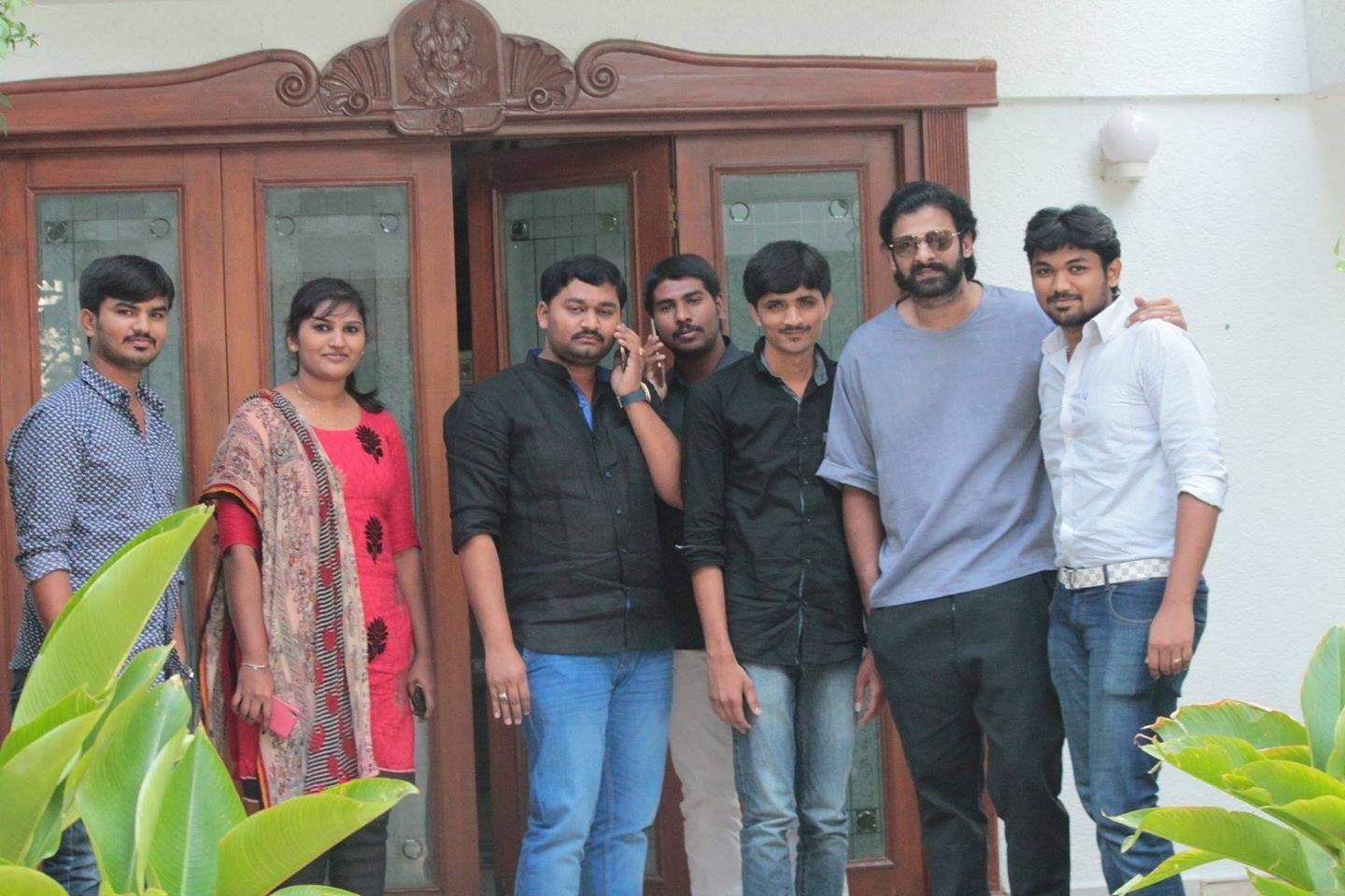 Prabhas with Fans Latest Rare Pics