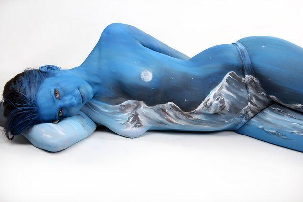 Rare images of Painted Bodies