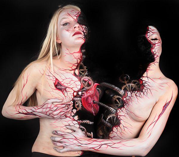 Rare images of Painted Bodies