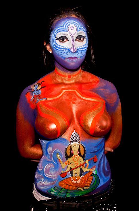 Rare images of Painted Bodies