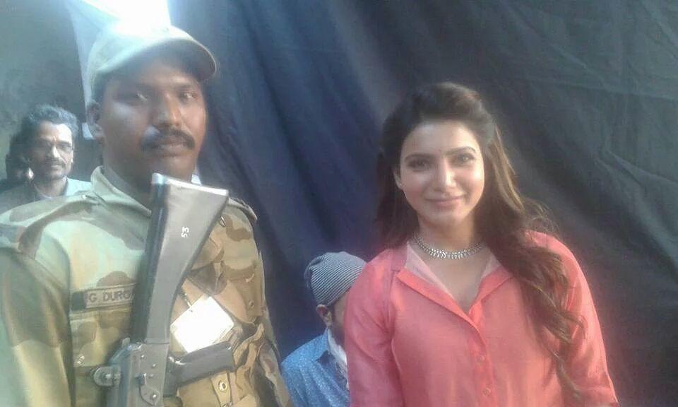 Samantha Latest Stills at Brahmotsavam Shooting