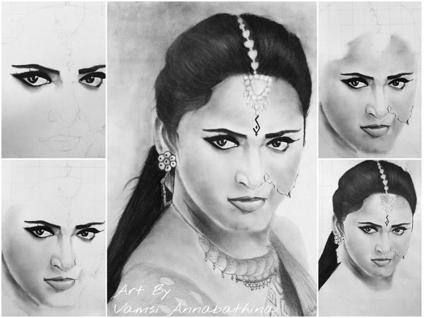 Superb Baahubali Sketches Photos