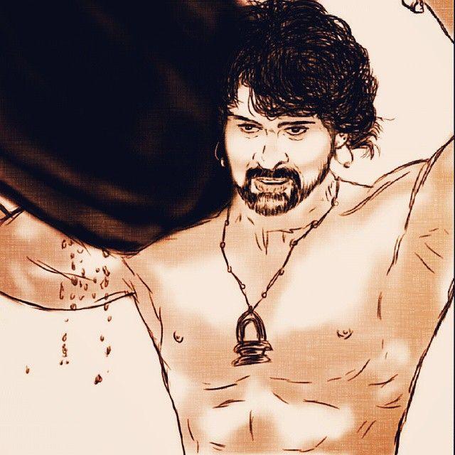 Superb Baahubali Sketches Photos