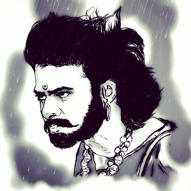 Superb Baahubali Sketches Photos