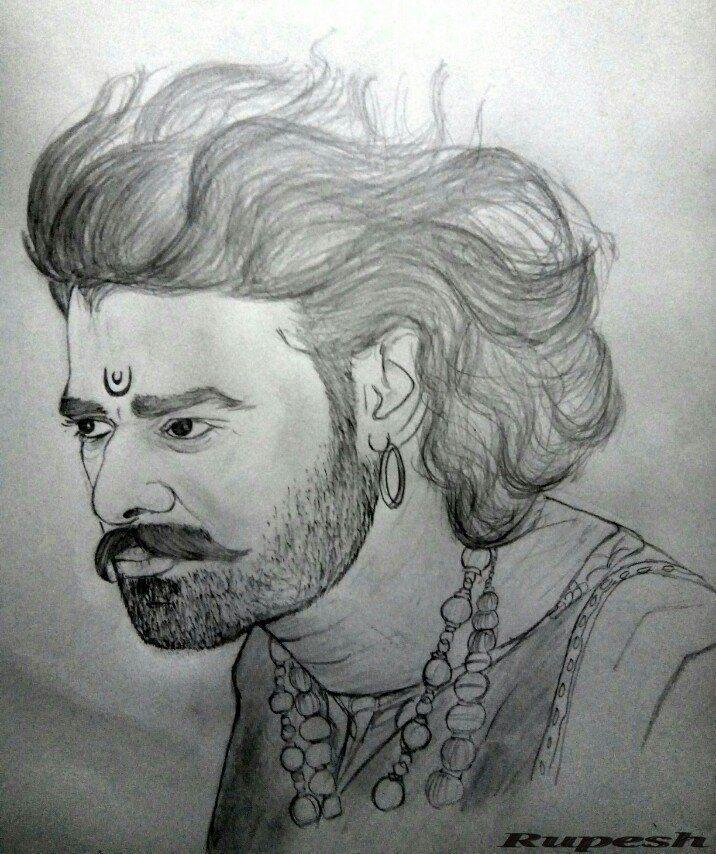 Superb Baahubali Sketches Photos