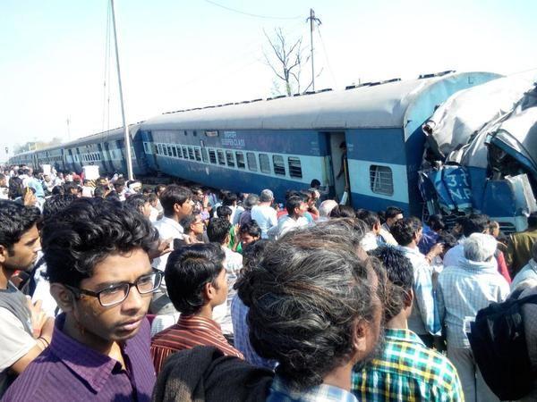 UP Train Accident Photos