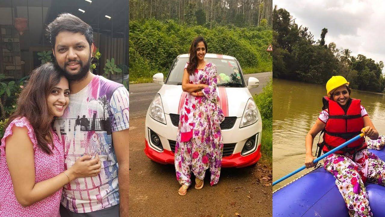 Anchor Lasya With Husband Manjunath Latest Family Unseen Photos