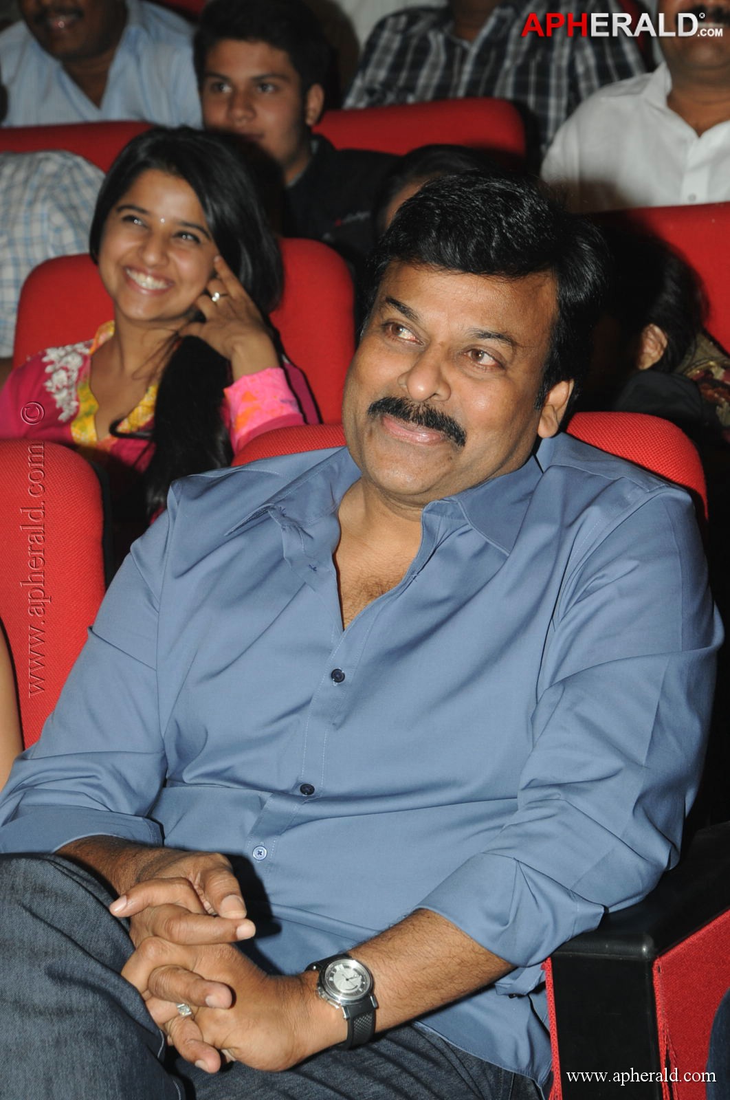 Chiranjeevi at Yevadu Audio