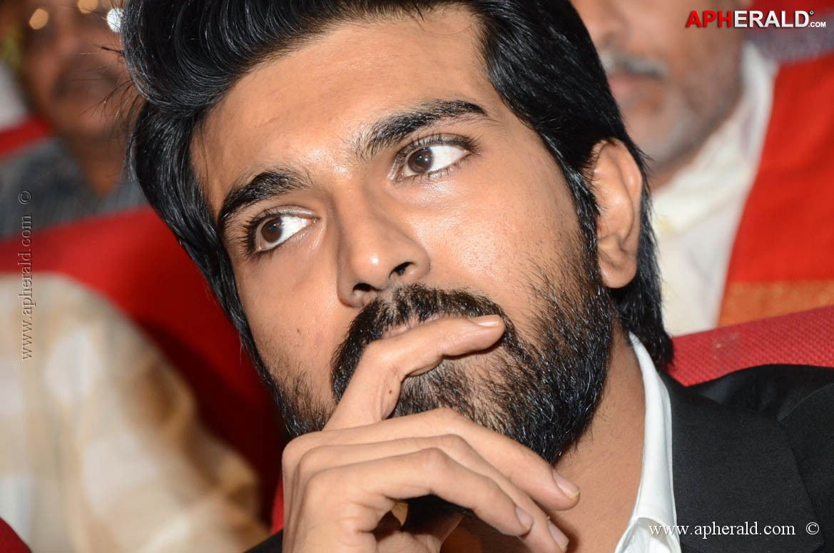 Ram Charan in Thoofan Audio Launch