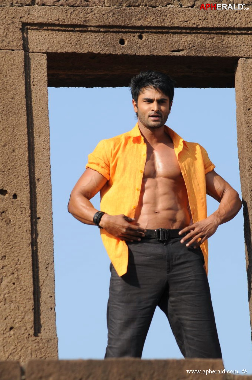 Sudheer Babu Six Pack Stills