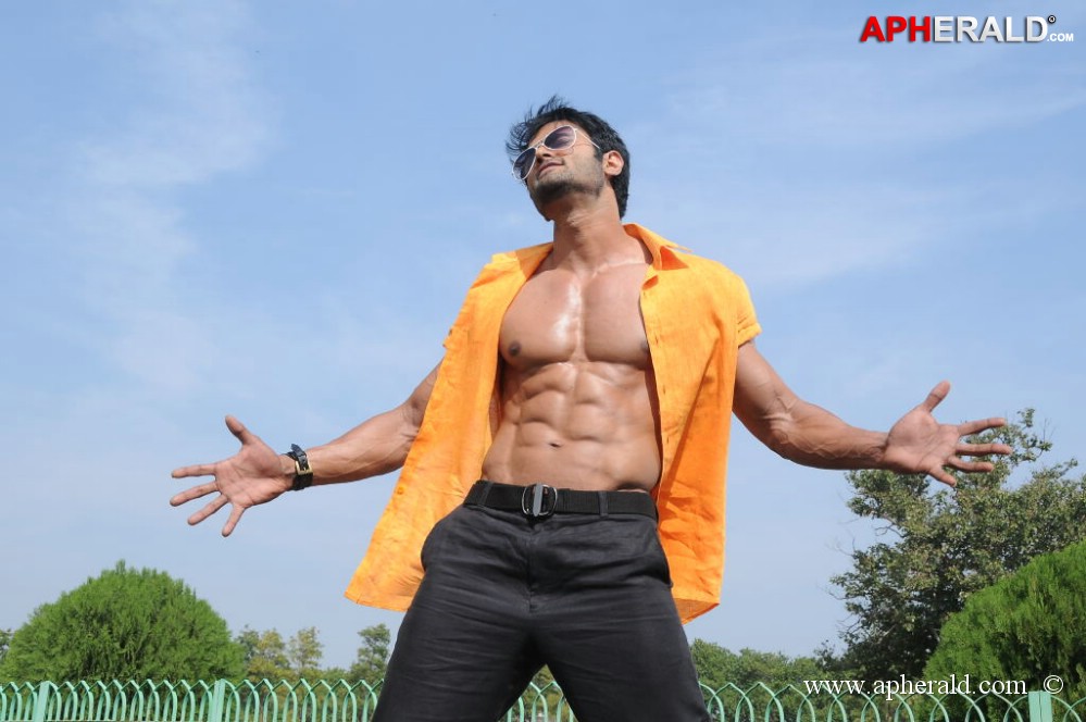 Sudheer Babu Six Pack Stills