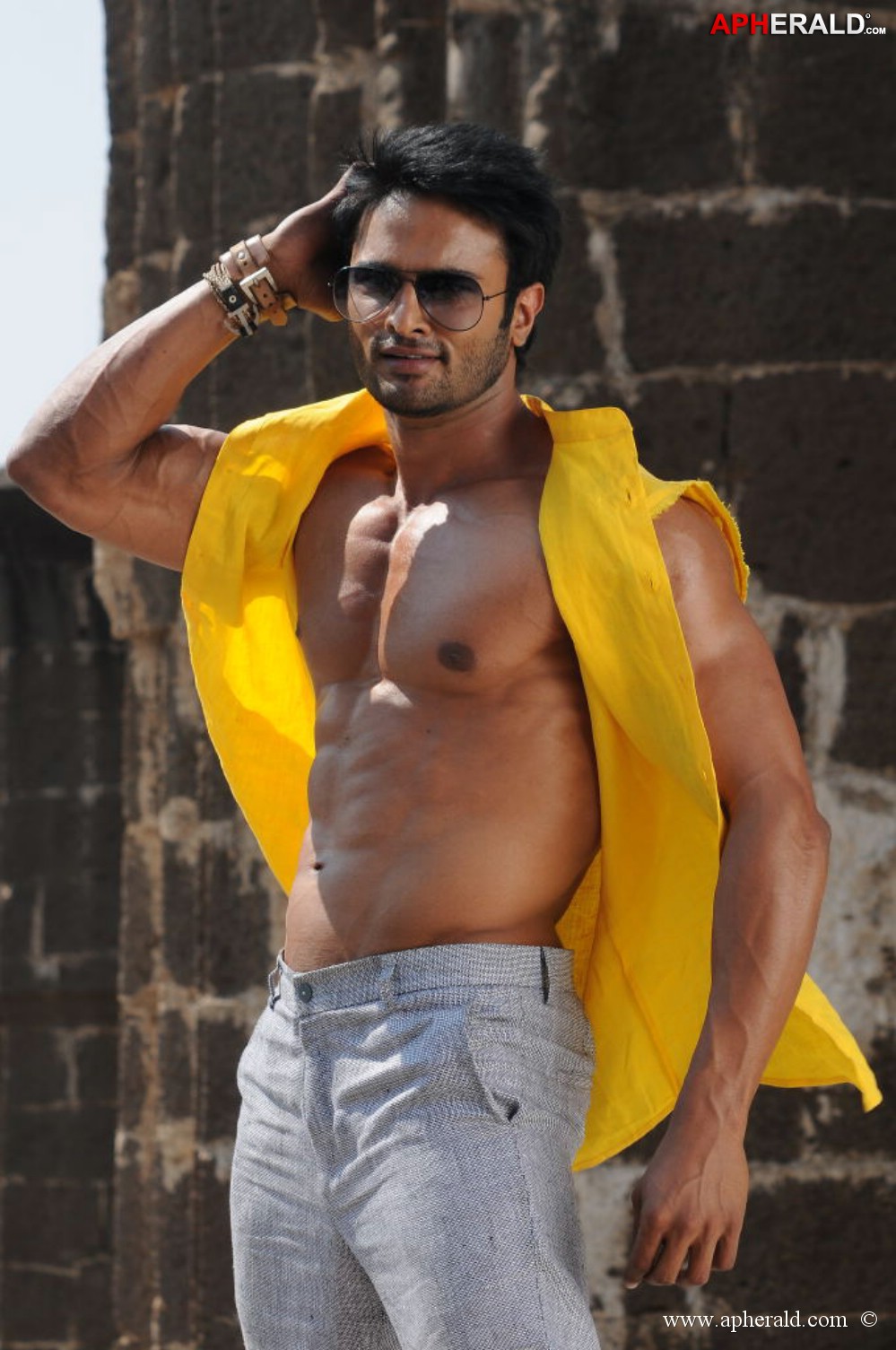 Sudheer Babu Six Pack Stills