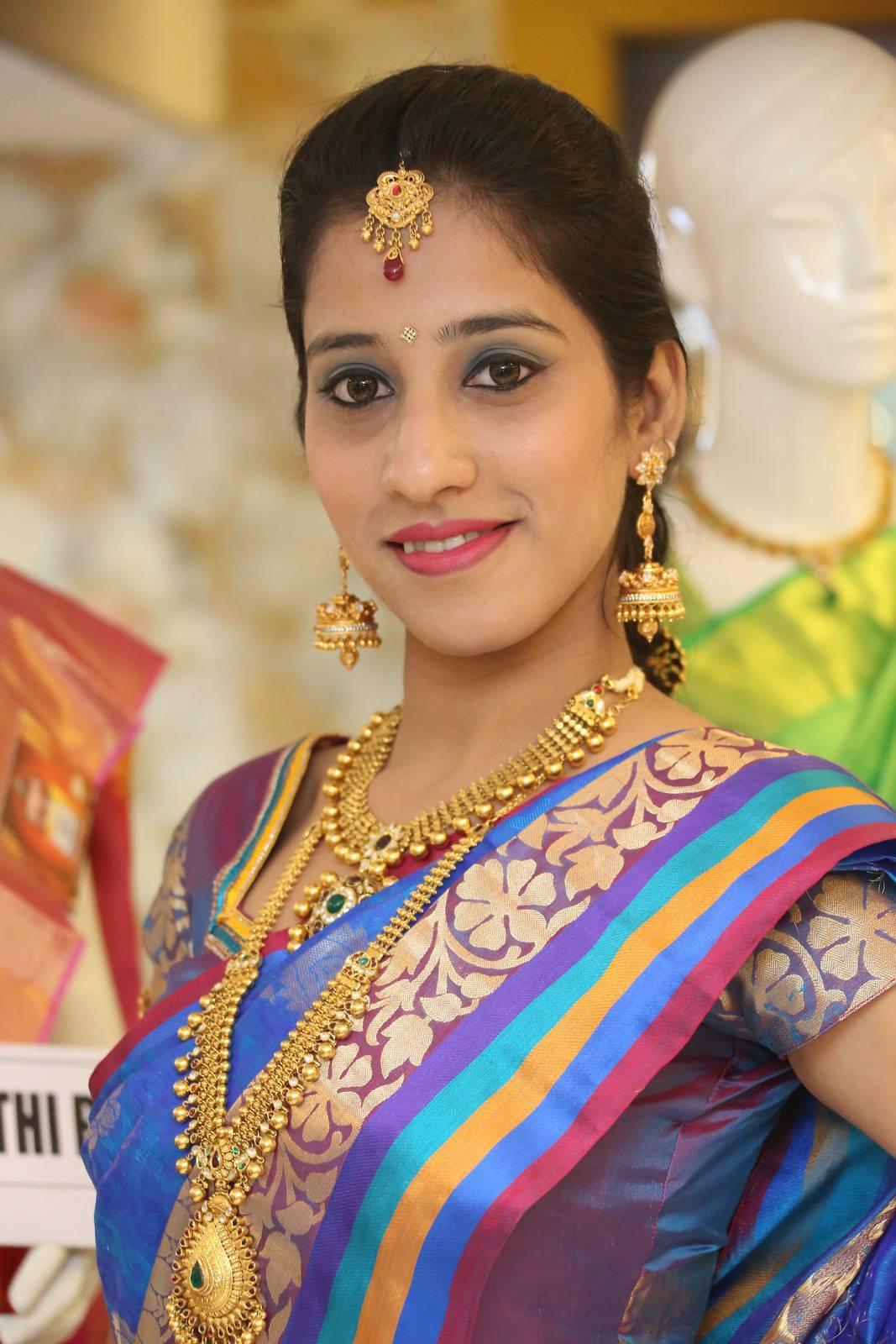 Ayesha At CMR Vivaha Collection Launch