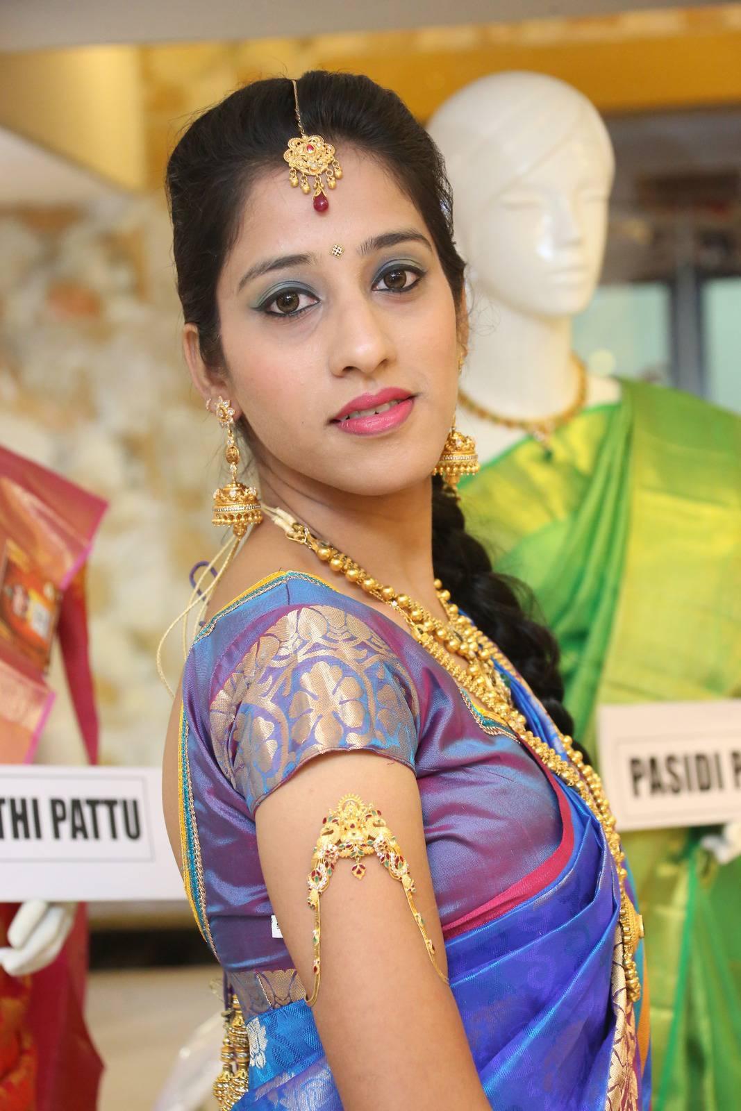 Ayesha At CMR Vivaha Collection Launch