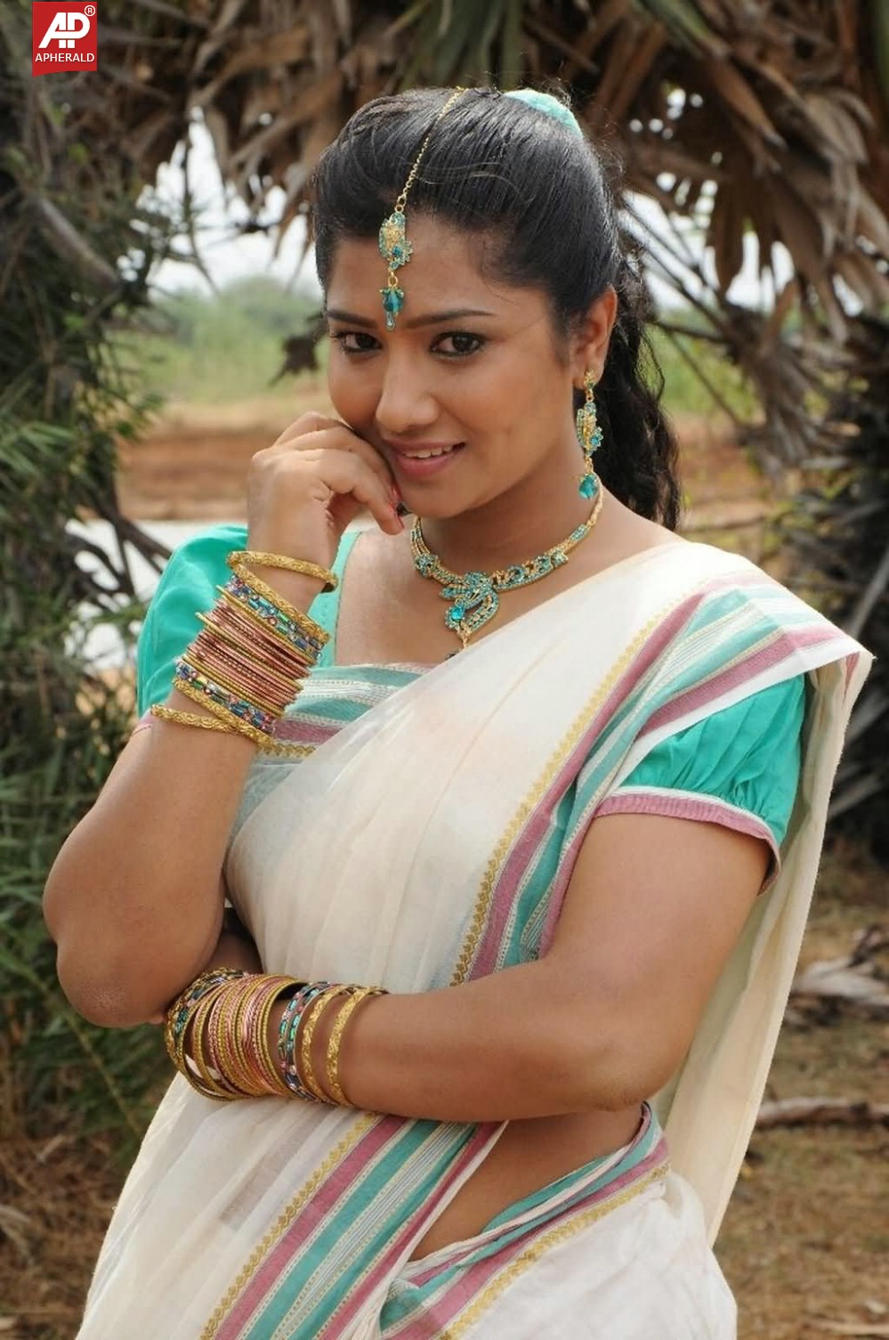 Liya Sree in Saree Stills