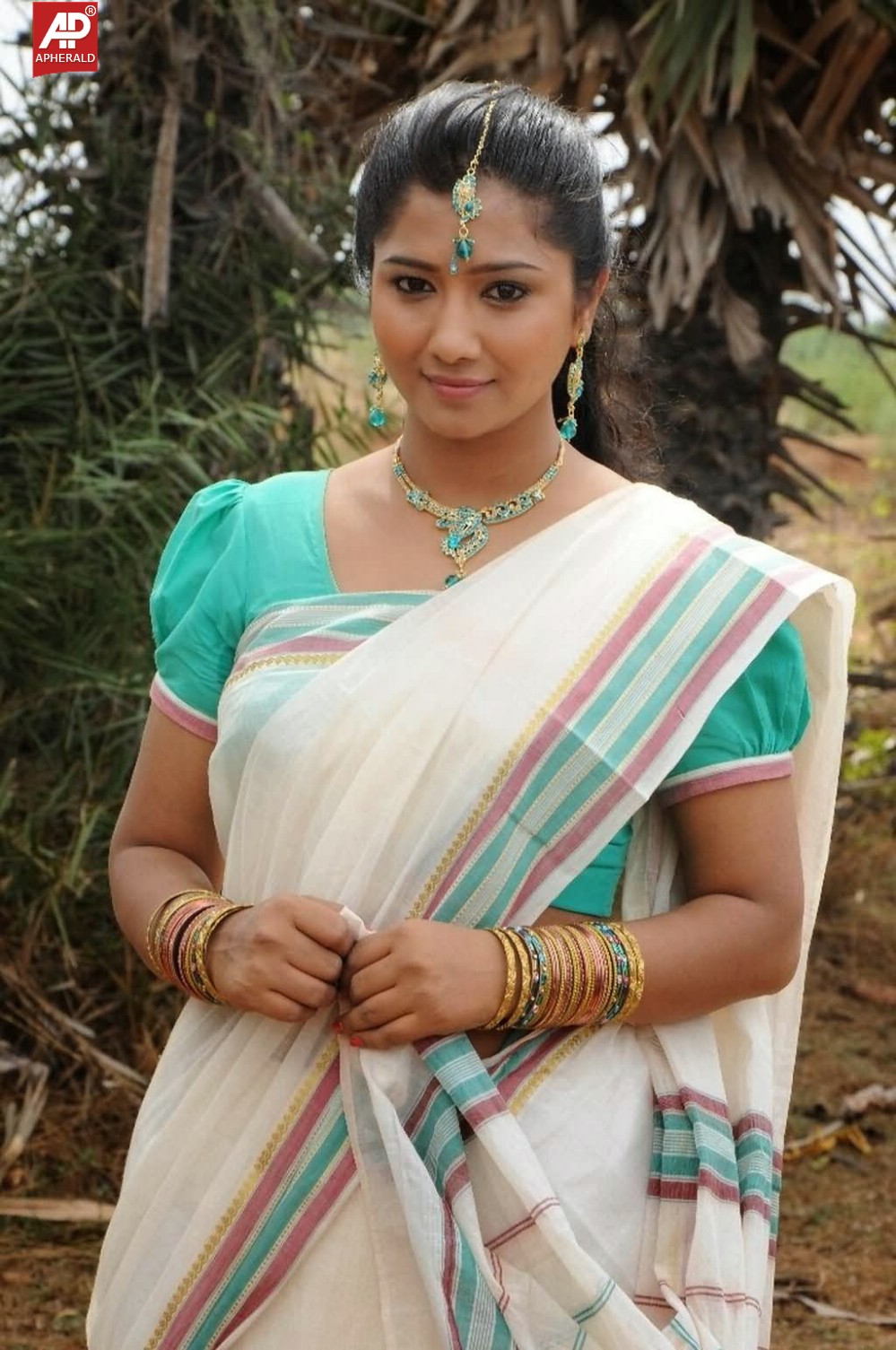 Liya Sree in Saree Stills