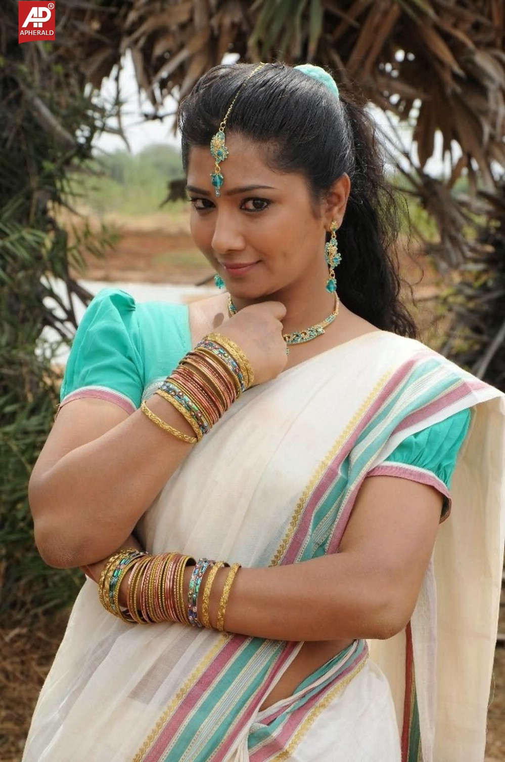 Liya Sree in Saree Stills