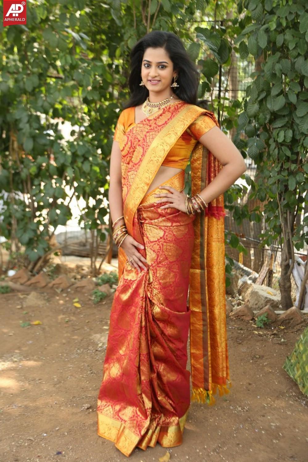 Nanditha in Saree Photos