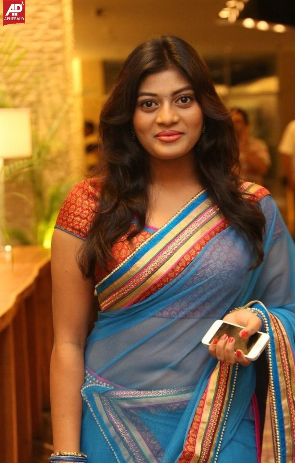 Sowmya Latest Saree Stills