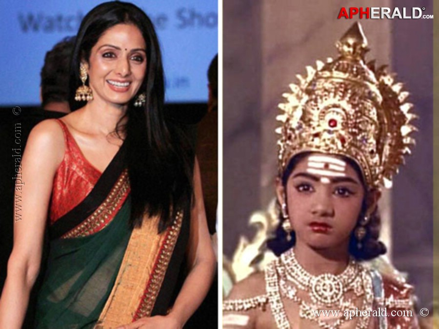 Sridevi Childhood Photos