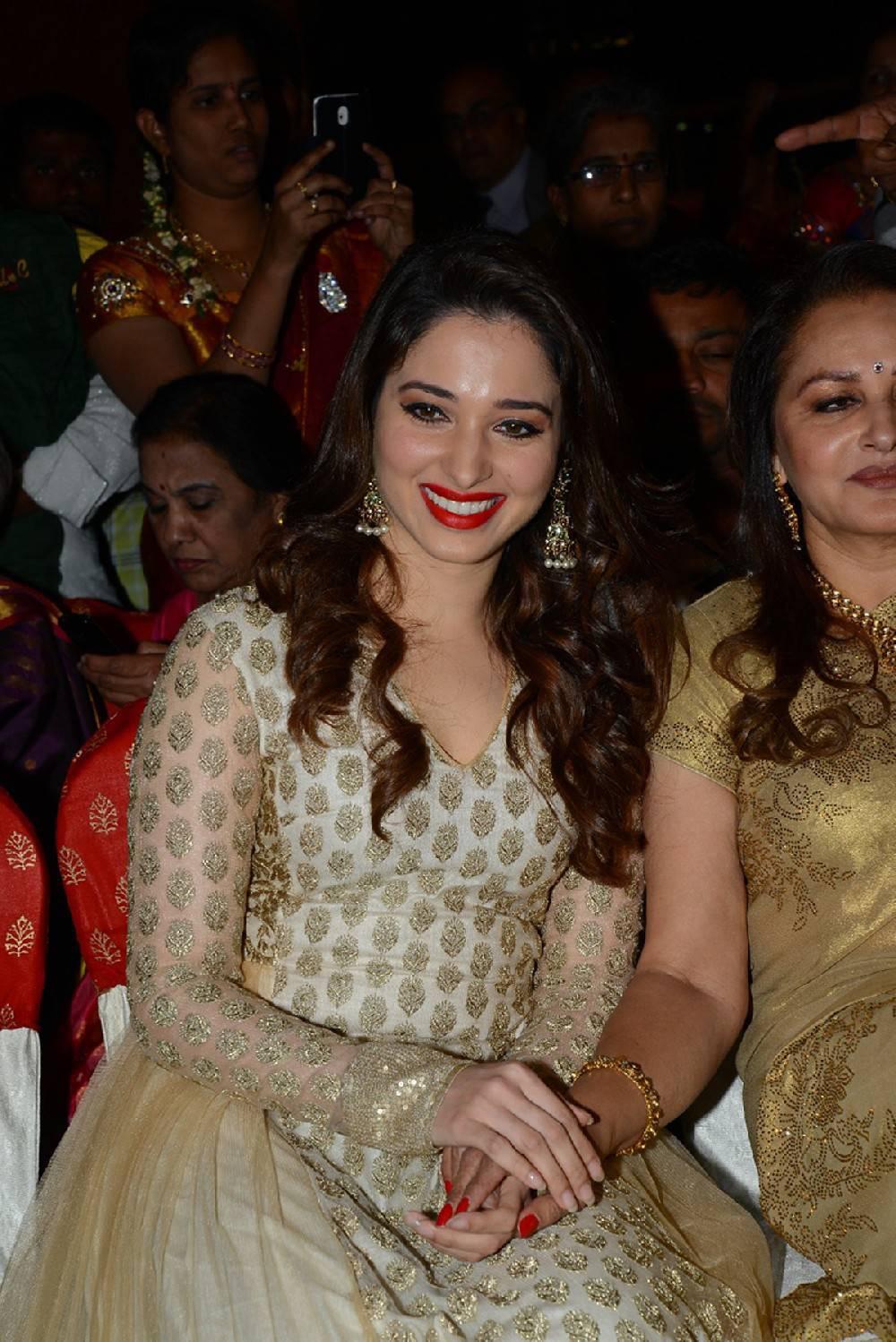 Tamanna Stills At TSR Grandson Rajiv Marriage