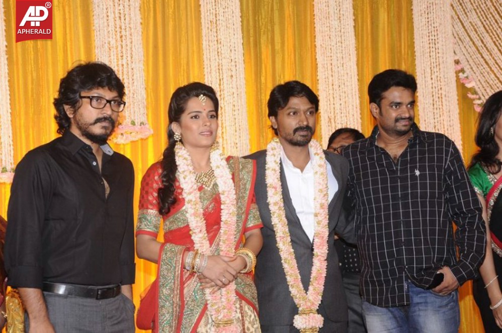 Actor Krishna Wedding Reception Photos