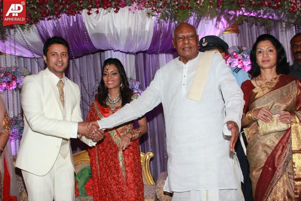 Actor Raja-Amritha Marriage Reception Stills