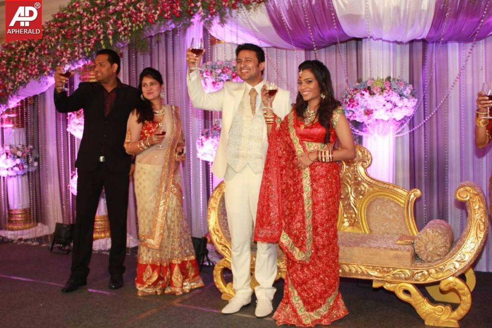 Actor Raja-Amritha Marriage Reception Stills