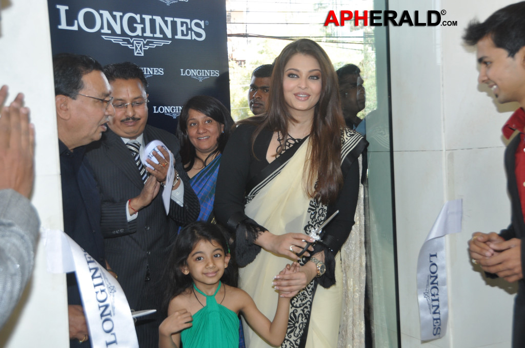 Aishwarya Rai Launches Longines Watch Showroom