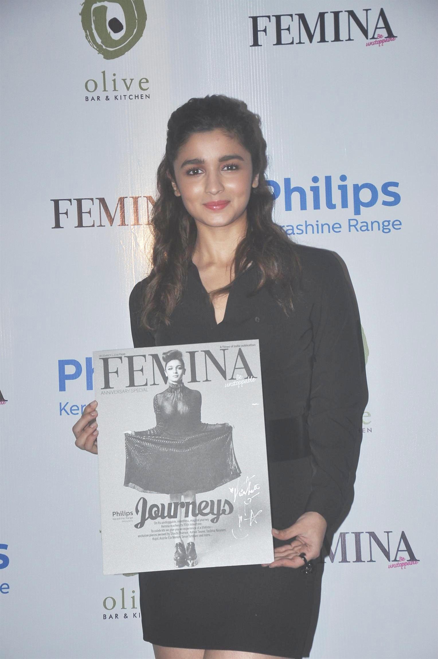 Alia Bhatt Launch Femina Magazine 55th Anniversary Issue