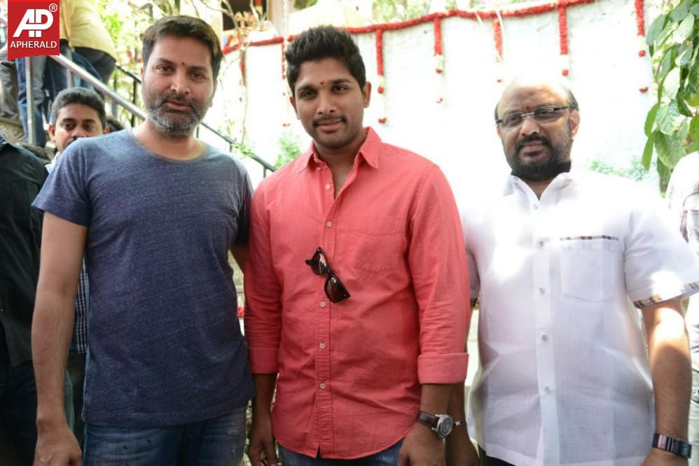 Allu Arjun n Trivikram New Movie Opening