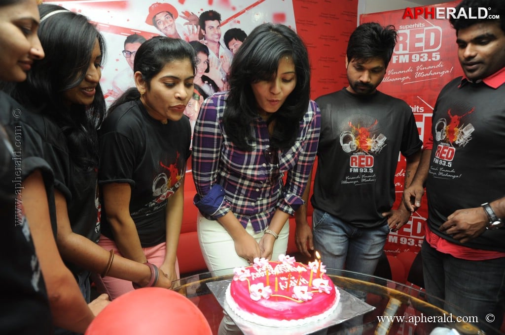 Anjali at Red FM 7th Anniversary Lucky Draw