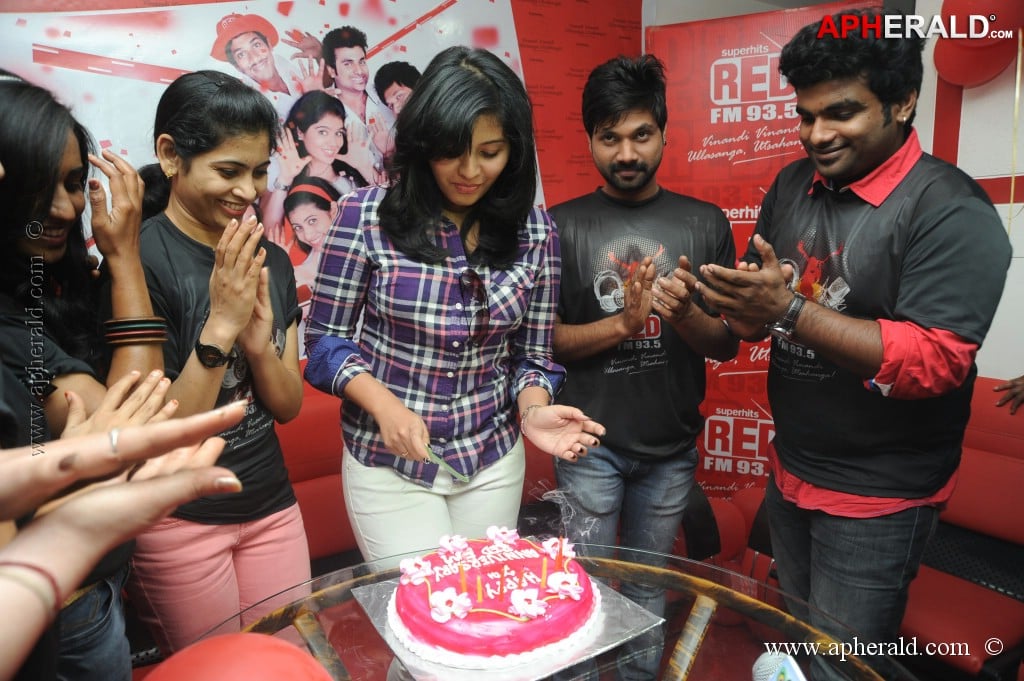 Anjali at Red FM 7th Anniversary Lucky Draw