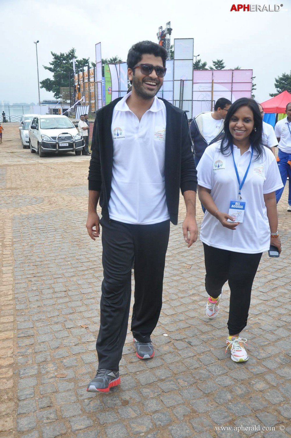 Celebs at 10 K Run Event