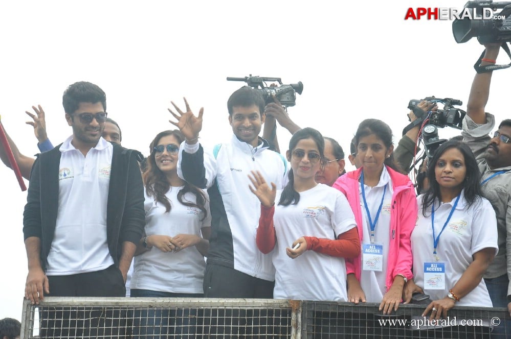 Celebs at 10 K Run Event