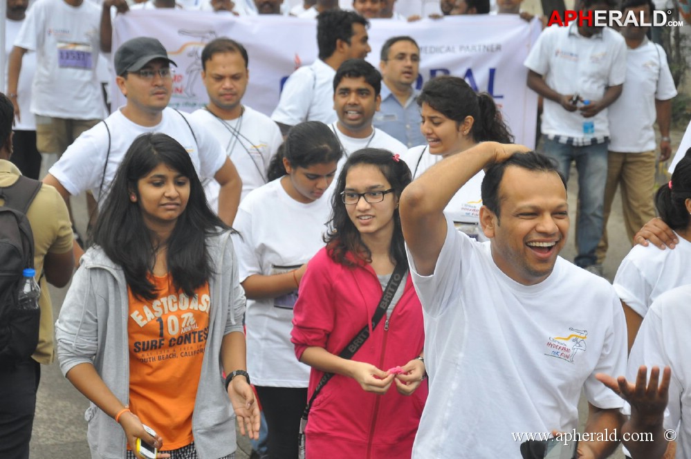 Celebs at 10 K Run Event