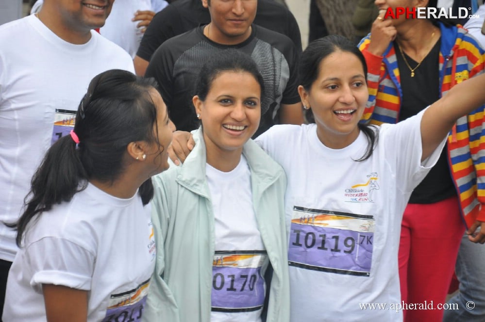 Celebs at 10 K Run Event