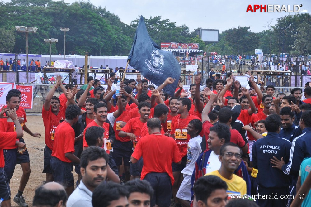 Celebs at 10 K Run Event