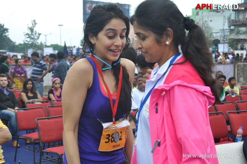 Celebs at 10 K Run Event